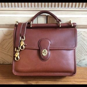 Vintage Coach Willis-British Tan leather